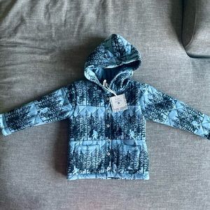Kate Quinn 2T Sasquatch Quilted Hoodie NWT
